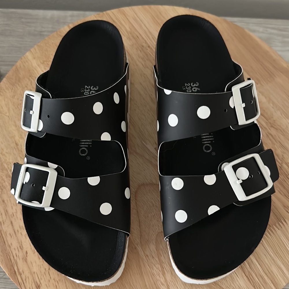 Papillio by Birkenstock Arizona Polkadot Platform Sandal - Picture 3 of 9